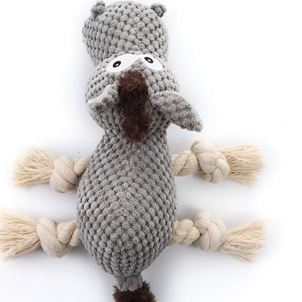 New Donkey-Grey Squeaky Toy for Pet Stress Relief